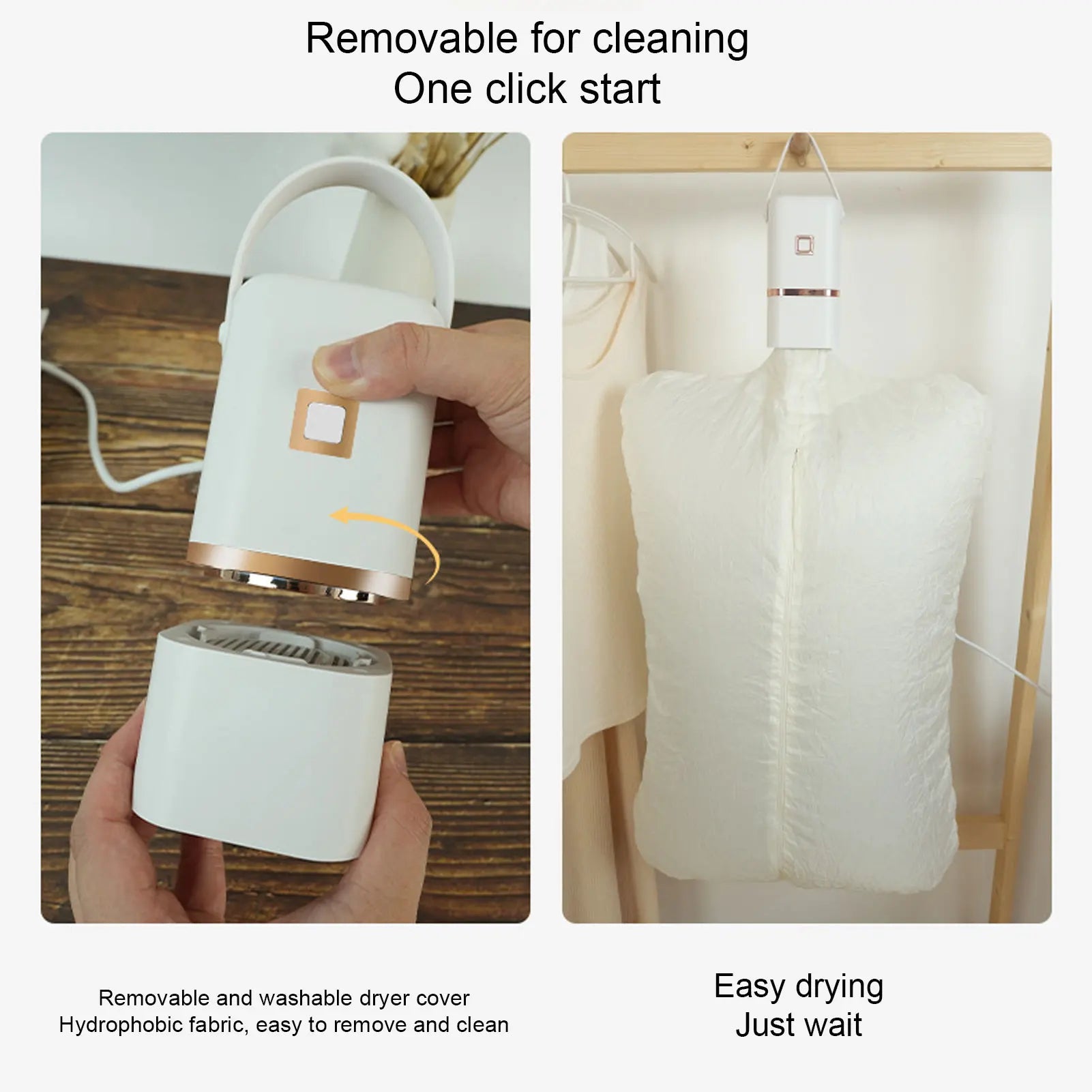 Portable Dryer Miniature Clothes Dryer Quick Drying Laundry Dryer for Travel and Home Travel Laundry Drying Machine