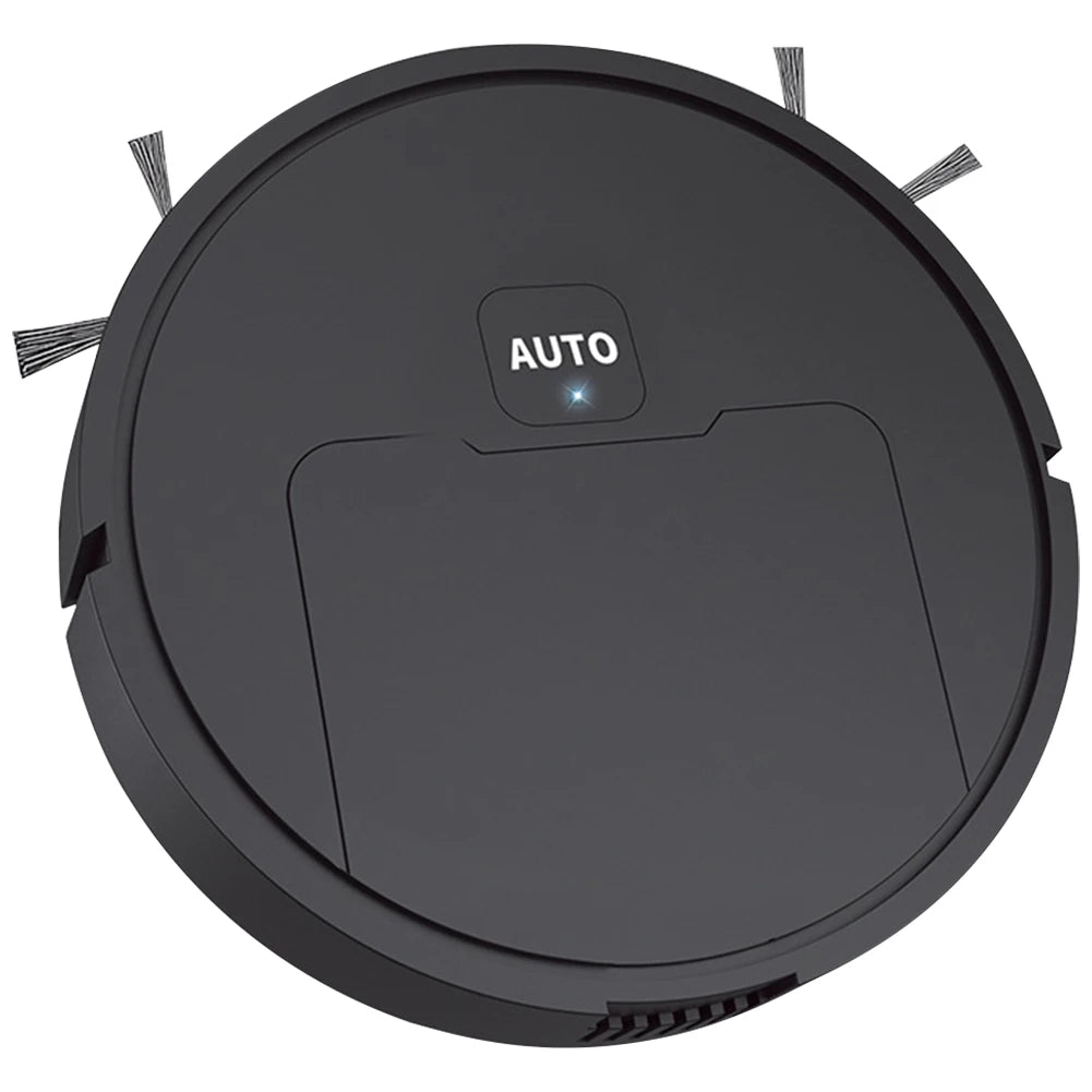 3-in-1 Robot Vacuum Cleaner USB Rechargeable 1000Pa Suction Robotic Vacuum and Mop Combo for Home Floor Washing Carpet Pet Hair
