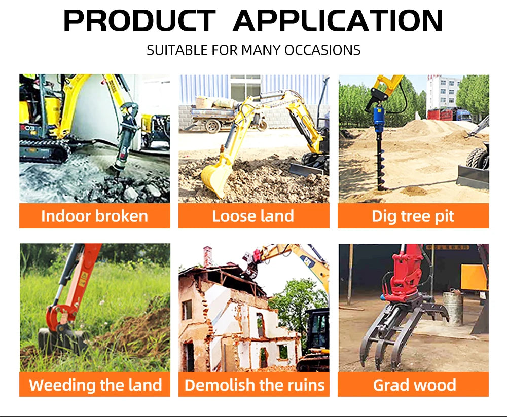 HW-60 Excavator 6 Ton Digger Medium And Large Excavators Construction Machinery Heavy Equipment China Factory Direct Sales