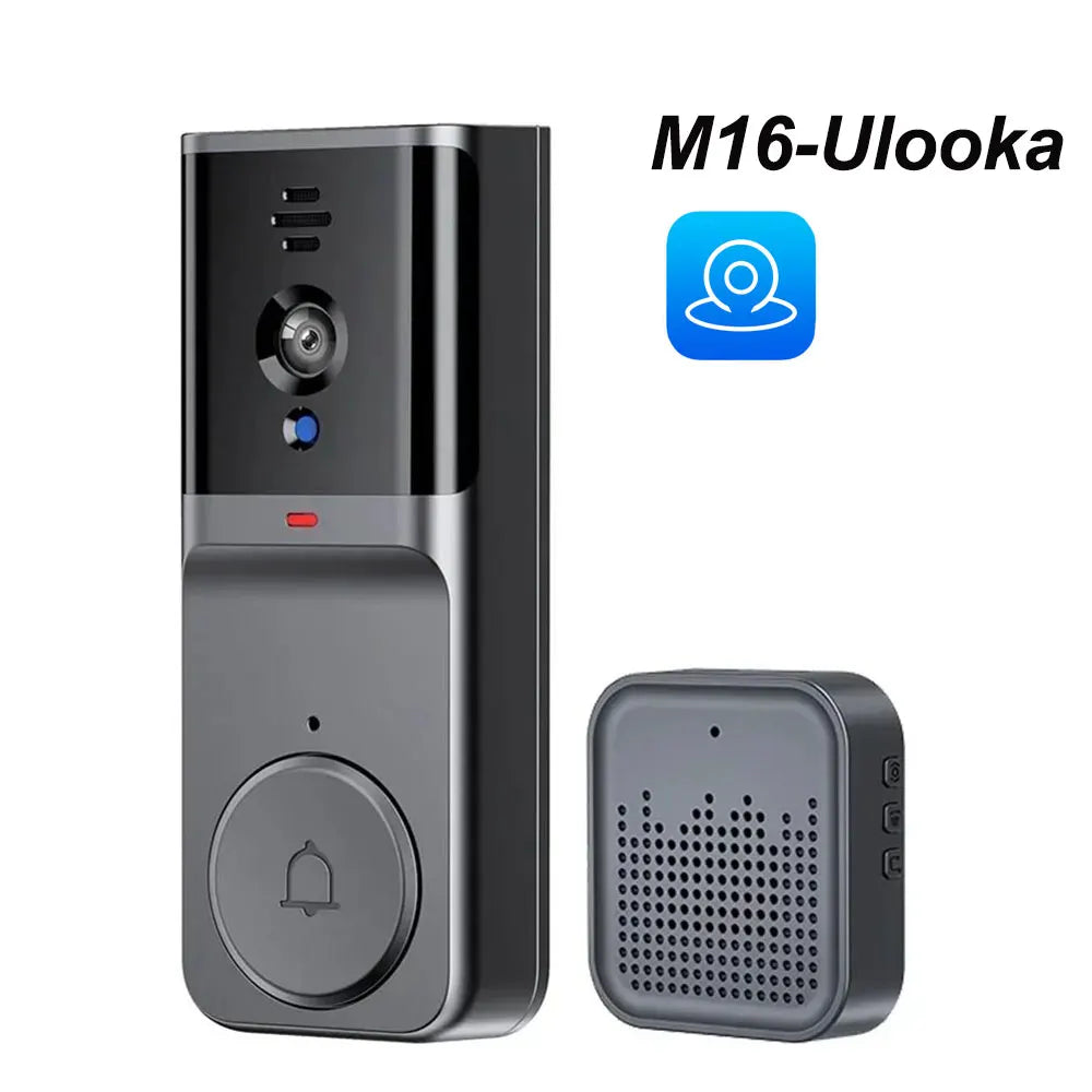 Tuya Doorbell with Camera Wireless Bundle Doorbell Smart Home Wifi Outdoor Waterproof Cam Security Audio Intercom Night Vision