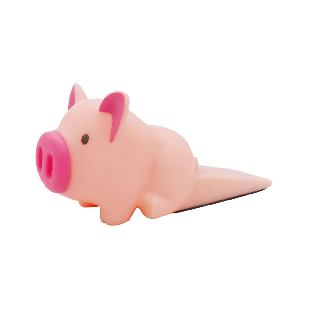 Door Stopper Cute Dog Pig Mouse Cat Shape Door Stopper Holder Hard PVC Doorstop Wedge Gift Door Holder Stopper Safety Guard Stop