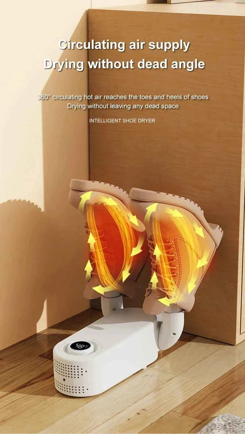 Shoe Dryers Sterilization Dehumidification Portable Shoe Rack Heater Deodorizer Dehumidifier Device Quick Drying Shoe Dryer