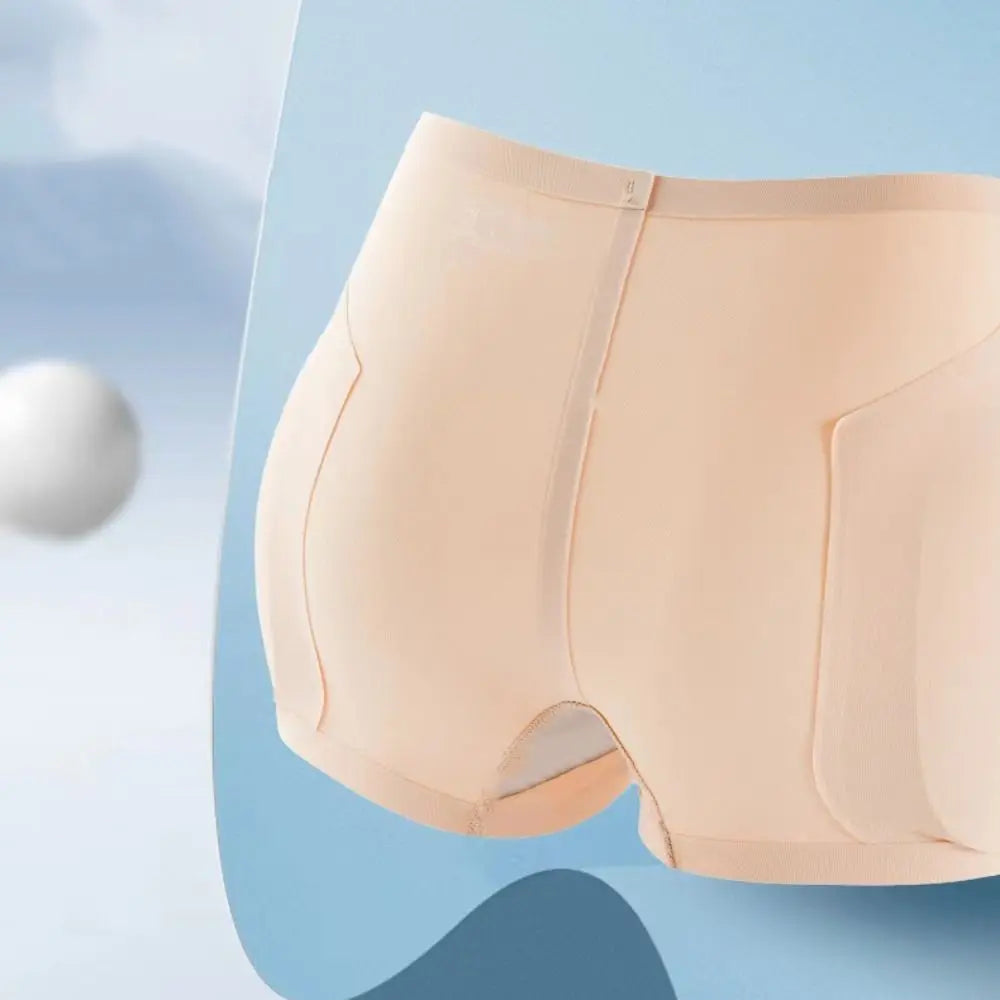 Seamless Shapewear with Pads Slimming Shapers Belly Contracting Body Shaping Panties Underpants High Waist