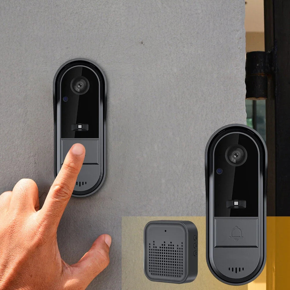 Tuya Doorbell with Camera Wireless Bundle Doorbell Smart Home Wifi Outdoor Waterproof Cam Security Audio Intercom Night Vision