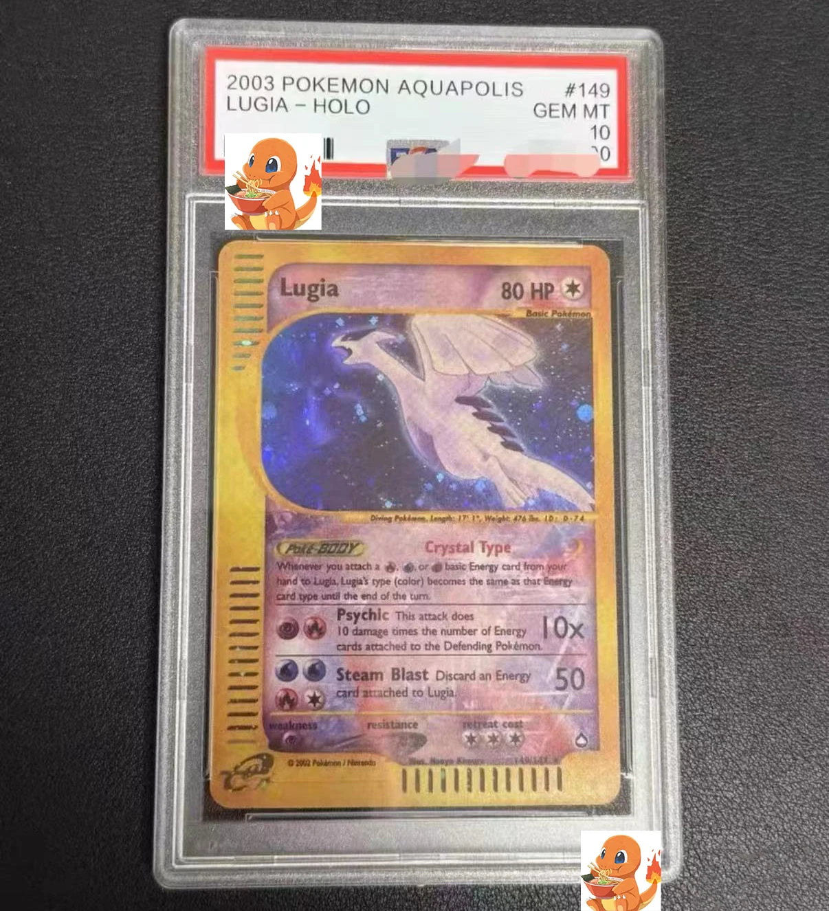 2006 POKEMON GOLD STAR CHARIZARD-HOLO EX DRAGON FRONTIERS PTCG Graded Collection Cards S6a Eevee Heroes MT10Points