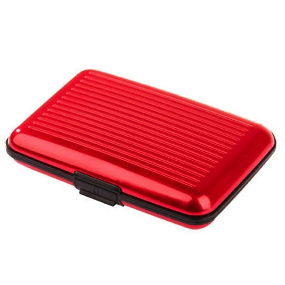 Credit Card Holder Wallet Metal Name Card Holder Waterproof Credit Card Protector for Women Men
