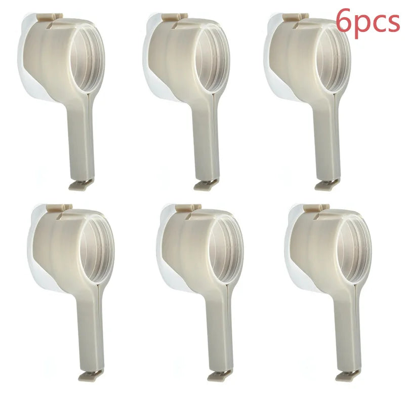 Pour Snack Clips Food Storage Sealing Clips with Pour Spouts Durable Plastic Clips for Food Storage Kitchen Snack Bag Storage