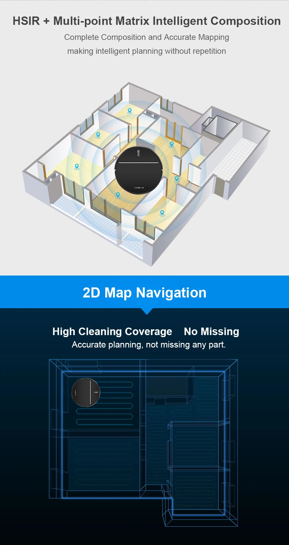 Pro Intelligent Robot Vacuum Cleaner For Household
