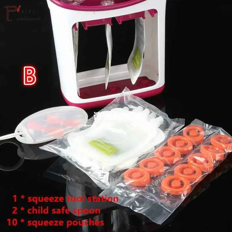 Dropshipping Baby Food Maker Squeeze Food Station Organic Fo