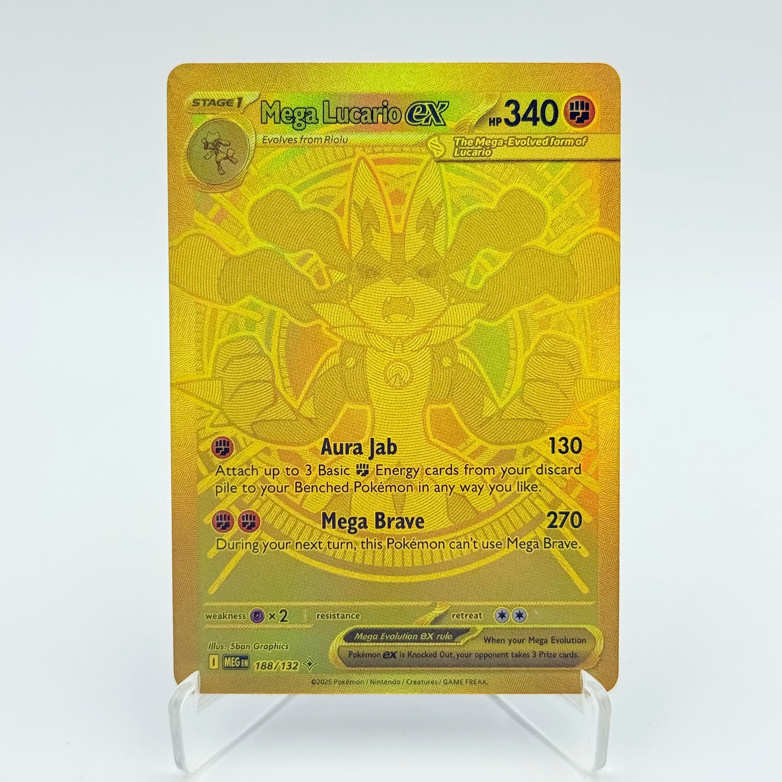 PKM PTCG Card ASC/MEG/PFL Mega Charizard Y ex Lucario Gardevoir Rare Card