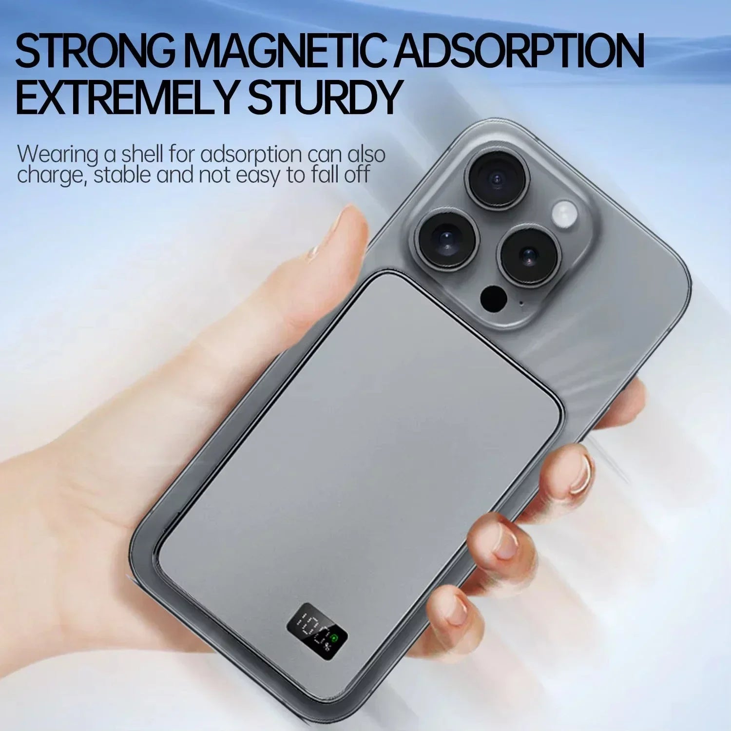 500000mAh 3C Certification Thin Power Bank Ultra For MagSafe 22.5W Magnetic Wireless Fast Charging Portable Battery for Phone