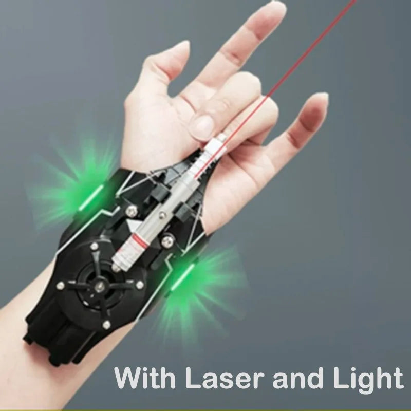 Spider Man Web Shooters ML Legends Spiderman Network Electric Launcher Gloves Toys Manga Figurine Cosplay Props Gift for Kids