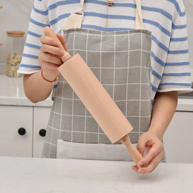 Wooden Rolling Pin Professional Dough Roller Non Stick Rolling Pin For Pasta Dough Pizza Baking Cookies Biscuit Fondant Cake