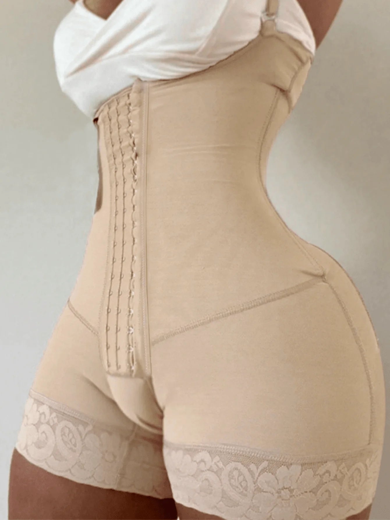 Body Shaperwear ,Colombian Shapewear,4-Row Hooks Slimming Butt Lifting And Tummy Control, Abdominal Control Waist Shaper