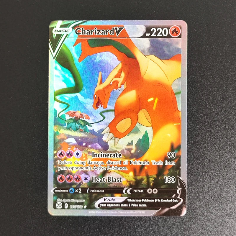 PTCG English Charizard Gengar Giratina Rayquaza Greninja Mewtwo Pikachu Clefairy