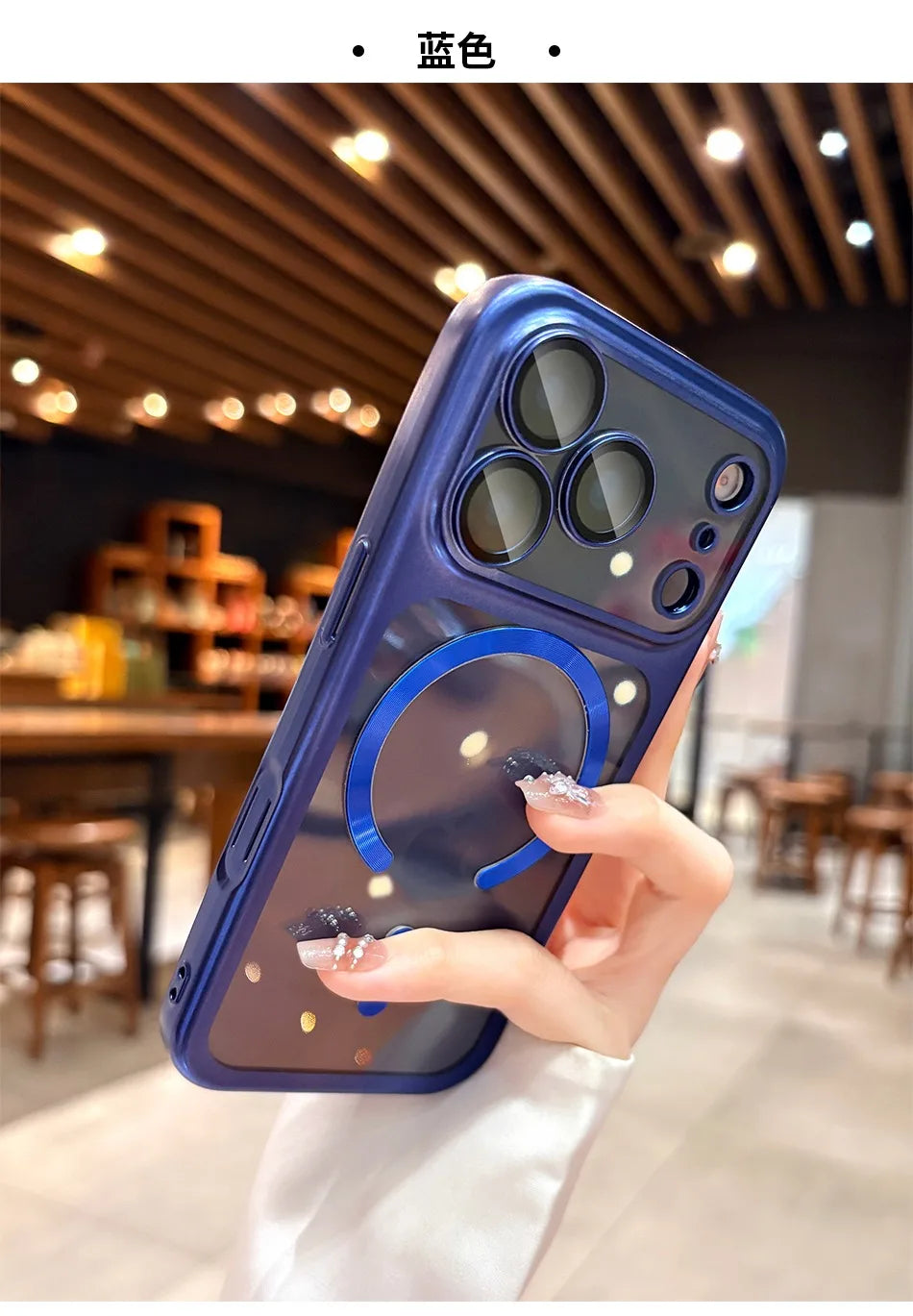 New Plating Transparent For Magsafe Magnetic Case for IPhone 17 17Pro 17 Pro Max 17 Air Original Soft TPU Lens Protector Cover
