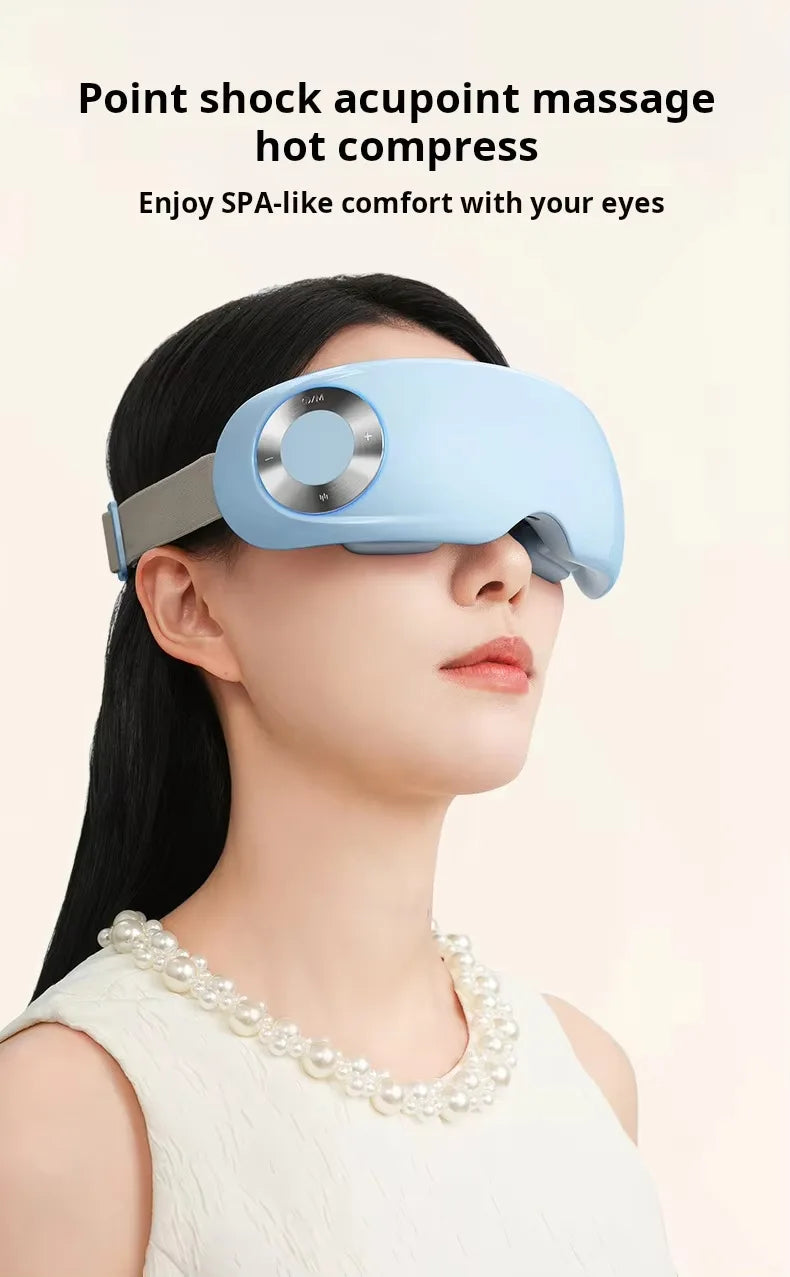 Eye Massager Smart Eye Relief Acupressure Massager Vibrating Heat Therapy Eye Mask Eye Care Device