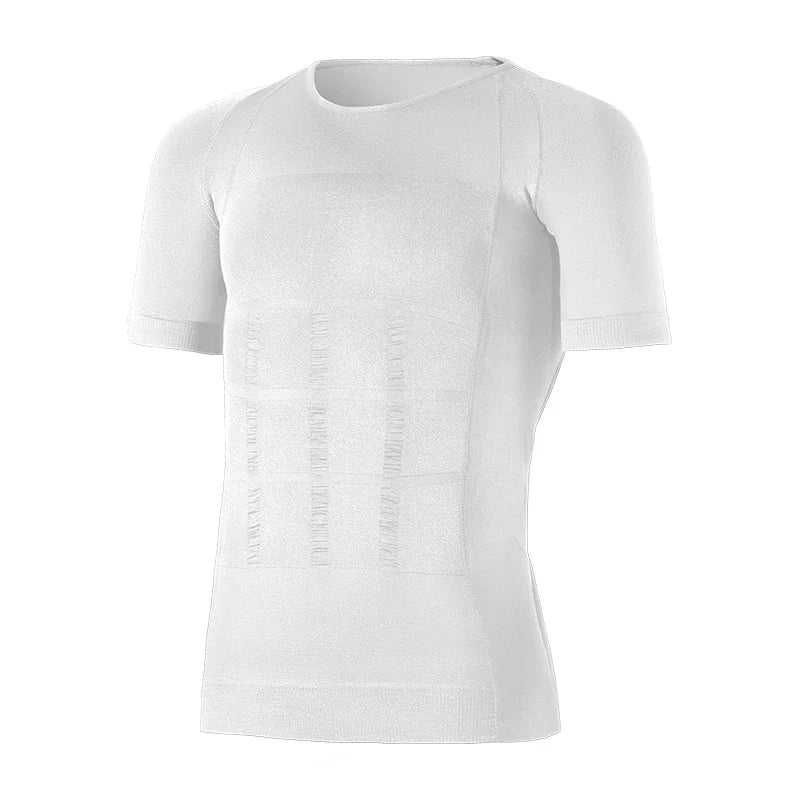 Shapewear Men's Short Sleeve Corset Belly Beer Belly Corset Corset Shapewear Sports Fitness Tights