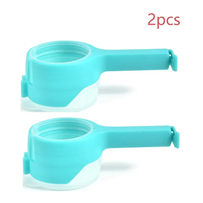 Pour Snack Clips Food Storage Sealing Clips with Pour Spouts Durable Plastic Clips for Food Storage Kitchen Snack Bag Storage