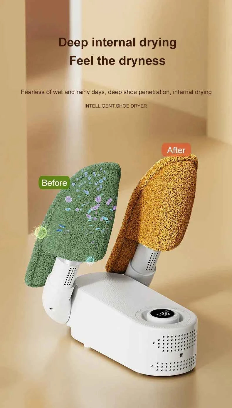 Shoe Dryers Sterilization Dehumidification Portable Shoe Rack Heater Deodorizer Dehumidifier Device Quick Drying Shoe Dryer