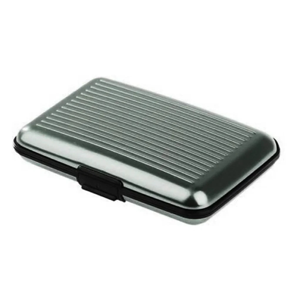 Credit Card Holder Wallet Metal Name Card Holder Waterproof Credit Card Protector for Women Men