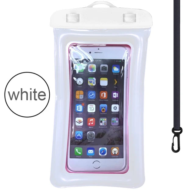 Air Bag Waterproof Bag Phone Case for Swimming Underwater Photography Diving Water Proof Cover Waterproof Mobile Phone Bag