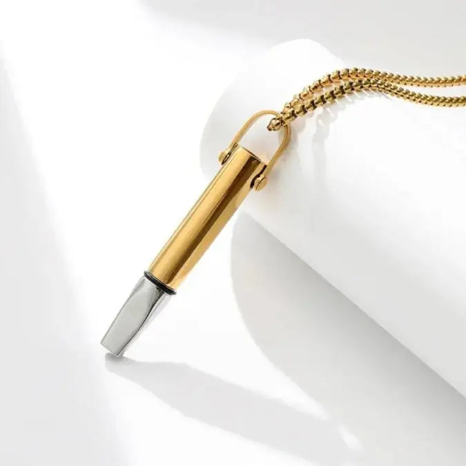 Geometric Tire Pattern Pendants Stainless Steel Men Personalized Trendy Square Pearl Necklace Fashion Jewelry Birthday Gift