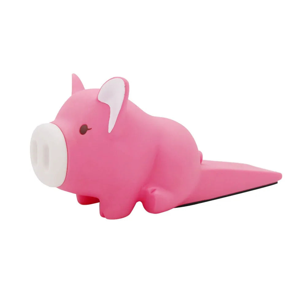 Door Stopper Cute Dog Pig Mouse Cat Shape Door Stopper Holder Hard PVC Doorstop Wedge Gift Door Holder Stopper Safety Guard Stop