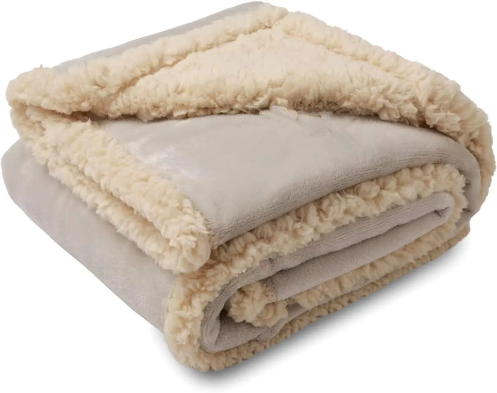 Hot Waterproof Blanket Couple Winter Warm Cozy Long Blanket-Thickened Oversized Blanket 100% Stain Resistant-Blanket