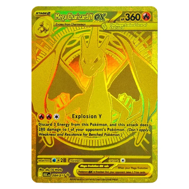 PTCG Collection Cards MEGA Gengar Charizard X Y