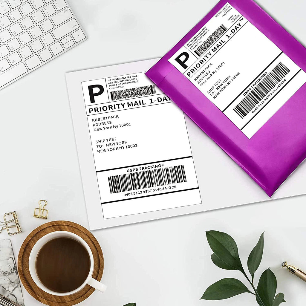 4x6 Inch Thermal Shipping Label Paper 100/200/300/500PCS Adhesive Paper For Express Waybill DHL UPS Express Barcode All-Purpose