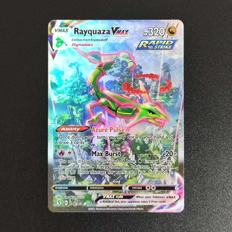PTCG Gengari Rayquaza Vmax Giratian Lugia V Mew Latias Latios EX Collectibles Trading Card Game
