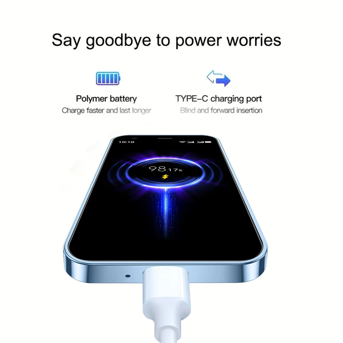 Mini smartphone is equipped with a 3.0-inch screen, compatible with the Android system, and offers 2GB of RAM and 16GB of ROM