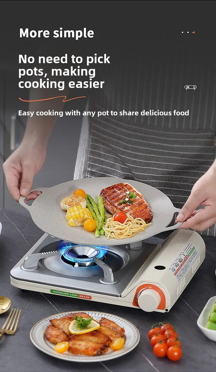 2026 Portable Outdoor Cooker Hot Pot Small Durable   Magnetic Casca Design for Camping And Travel