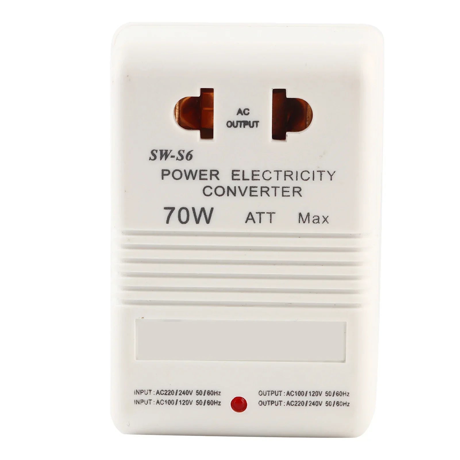 Power Converter Voltage Converter 70W 110V/120V to 220V/240V StepUp&amp Down Voltage Converter Transformer (CN Standard Plug)