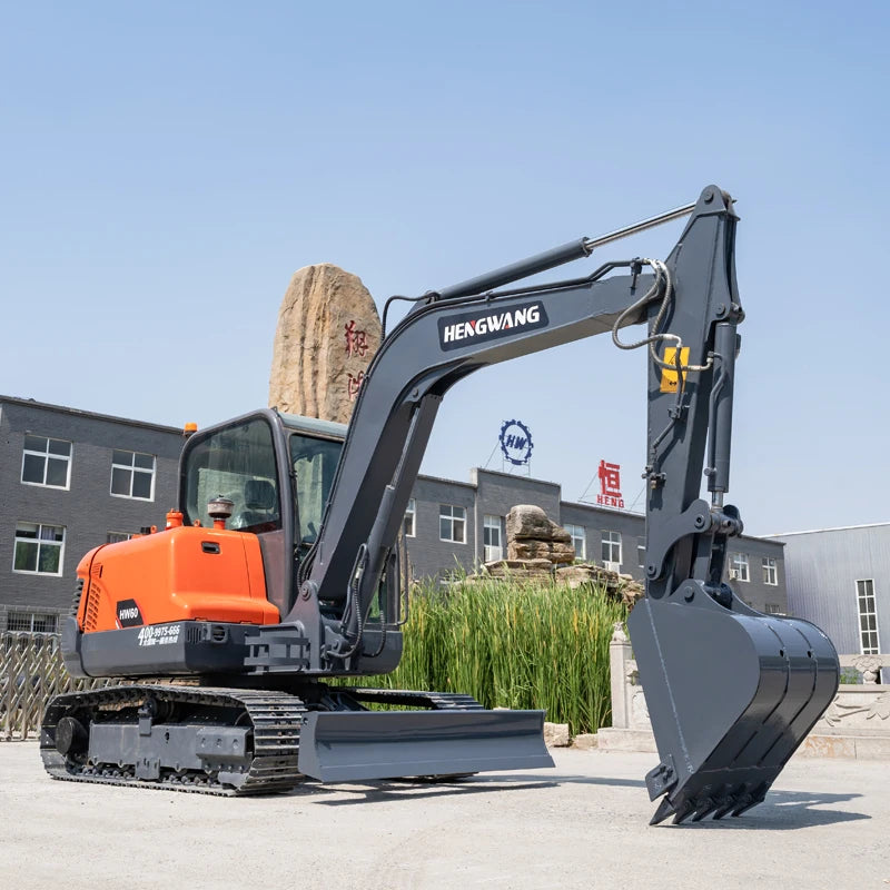 HW-60 Excavator 6 Ton Digger Medium And Large Excavators Construction Machinery Heavy Equipment China Factory Direct Sales
