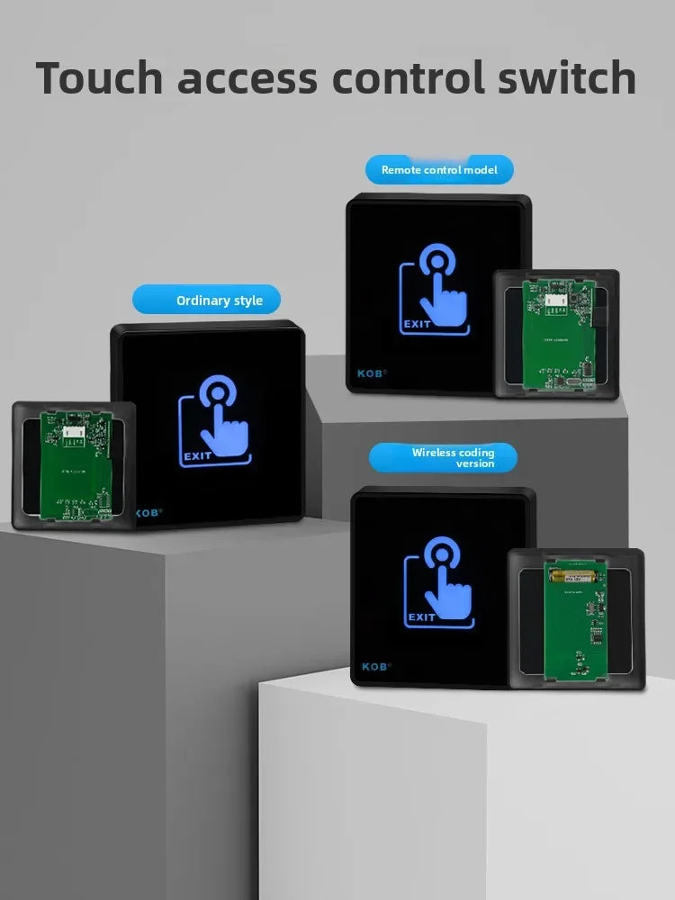 KOB access control switch exit button glass panel touch sensor infrared induction automatic door wireless switch