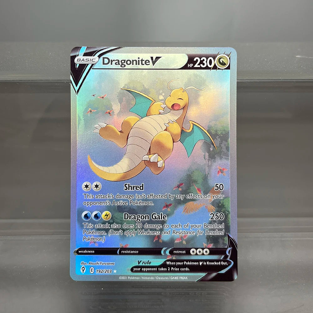PKM Single Cards Pikachu Charizard EX Bubble Mew Rare Collection Cards PTCG Rainbow