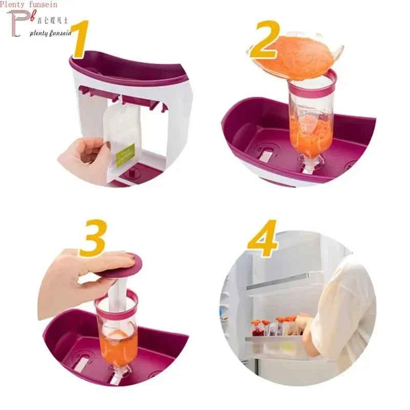 Dropshipping Baby Food Maker Squeeze Food Station Organic Fo