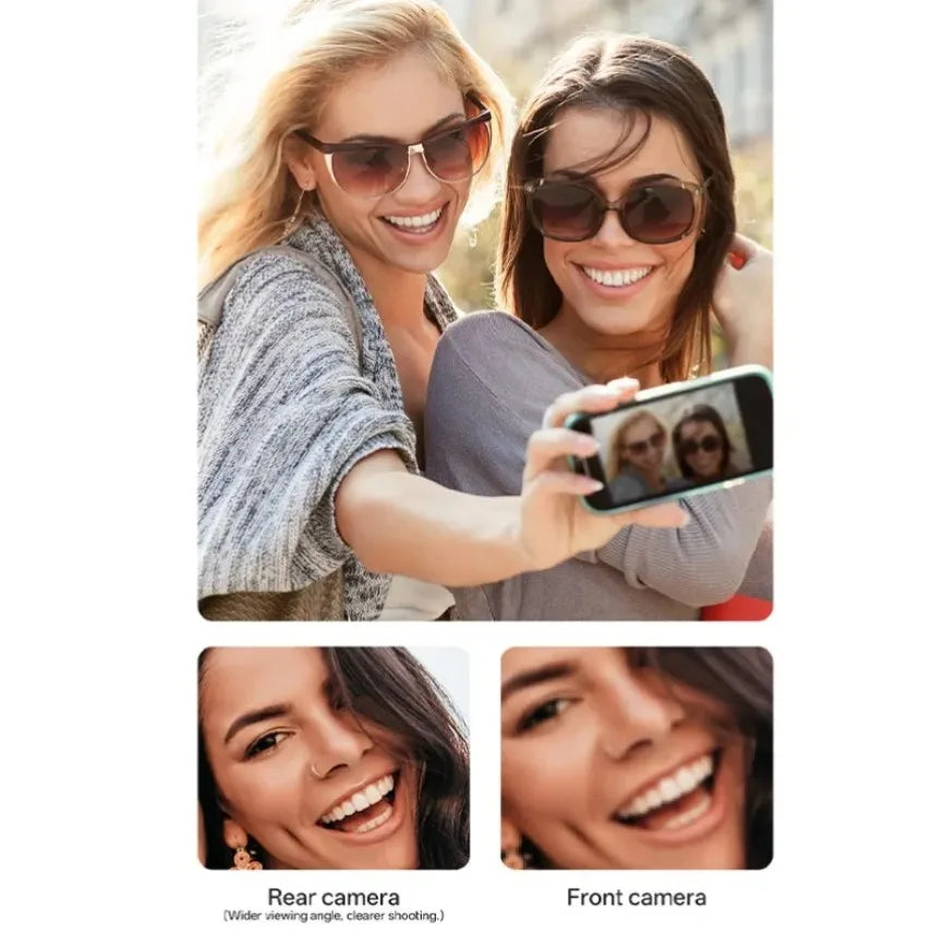 Mini Wireless Selfie Monitor Screen Magnetic 4K Bluetooth Selfie Monitor Screen with Vlog Live Stream /Selfie for iPhone/Android