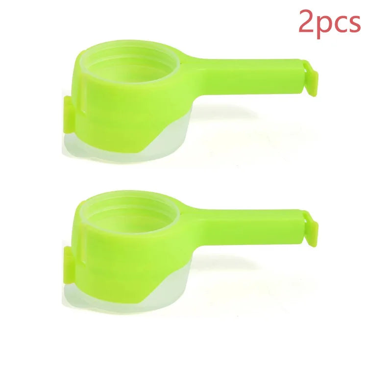 Pour Snack Clips Food Storage Sealing Clips with Pour Spouts Durable Plastic Clips for Food Storage Kitchen Snack Bag Storage