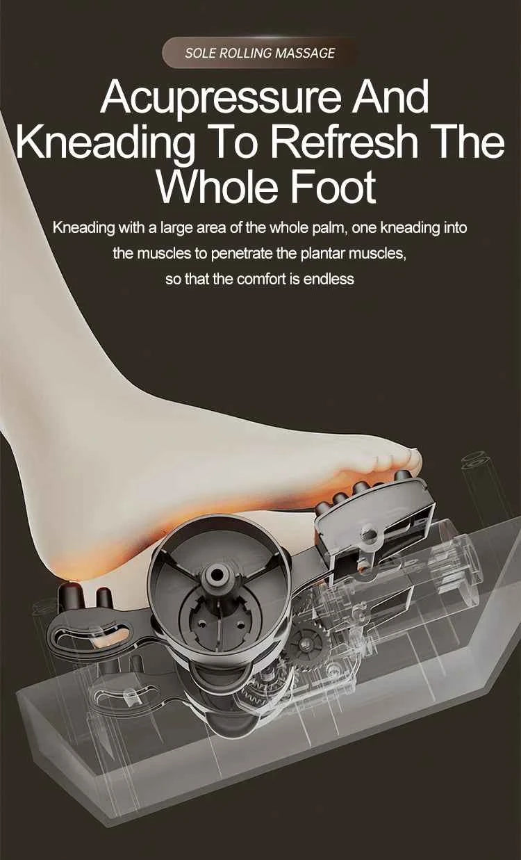 High Quality Air Pressure Electric Hot Heater Foot Massager Machine Vibrate Roller Bath Kneading Leg Foot Full Wrap Massage