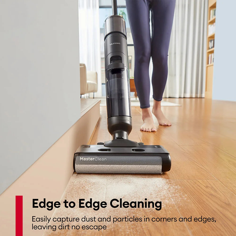Ultenic Ac1 Elite Cordless Vacuum and Mop with Self-Cleaning, up to 50 Minutes Runtime, Smart Dirt Detection, 3 Cleaning Modes