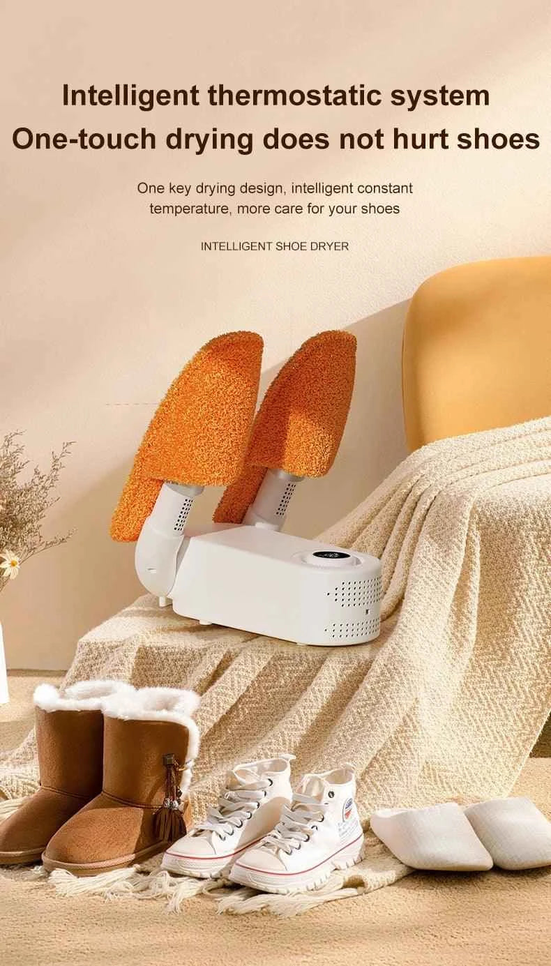 Shoe Dryers Sterilization Dehumidification Portable Shoe Rack Heater Deodorizer Dehumidifier Device Quick Drying Shoe Dryer