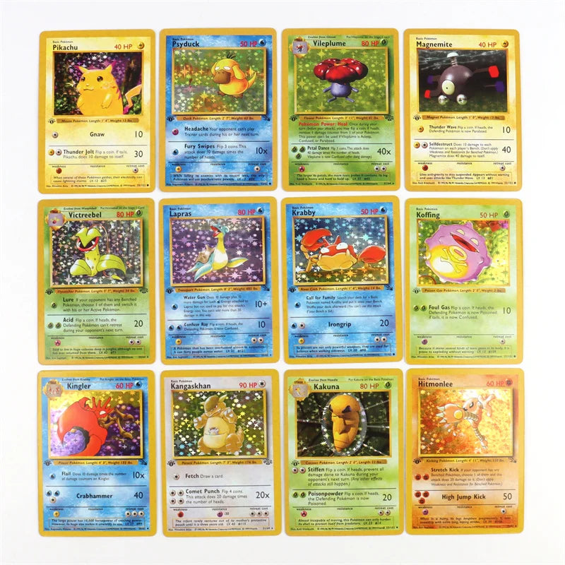 151Pcs/Box Pokemon Flash Cards Limited Edition Charizard Blastoise Venusaur pikachu 1996 First generation Collection Cards