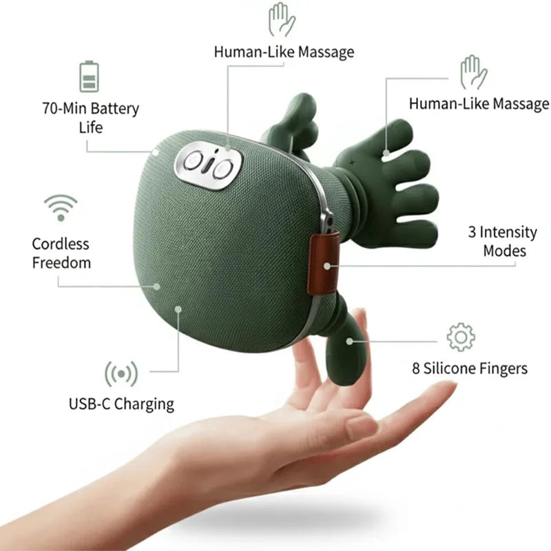N7 Master Hand Shoulder Neck Massage Instrument Cervical Head Massage Instrument Real Hand Rubbing