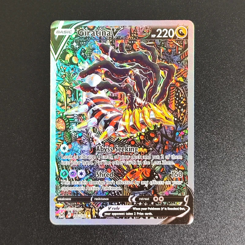 PTCG English Charizard Gengar Giratina Rayquaza Greninja Mewtwo Pikachu Clefairy