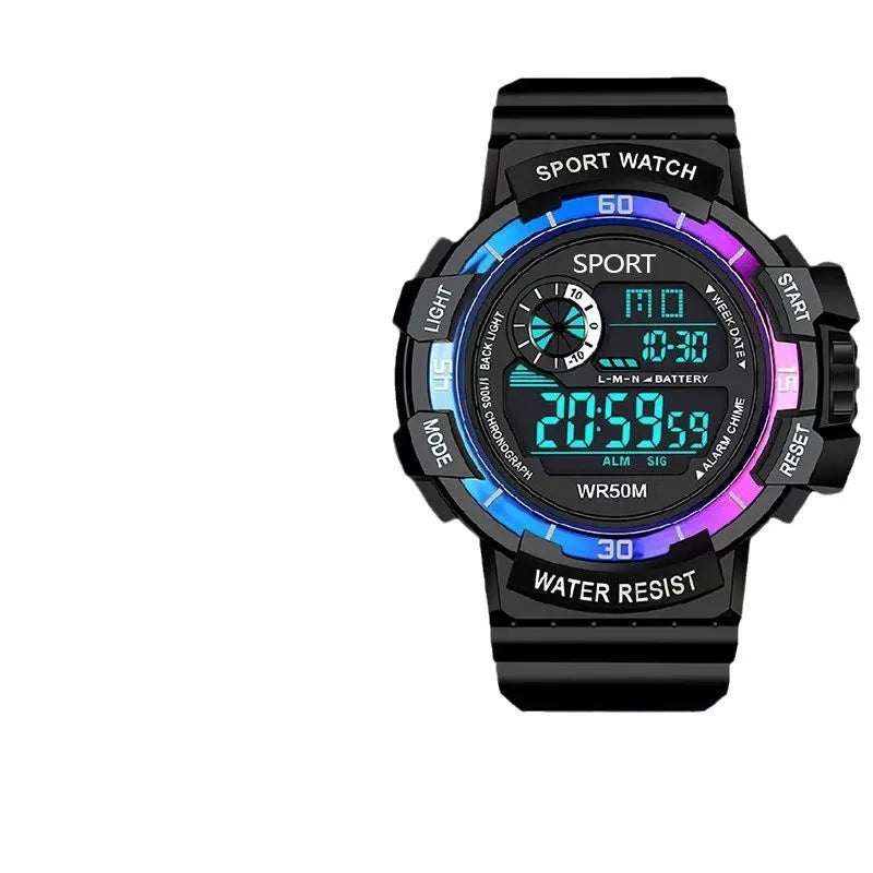 Electronic watch, student youth trend sports electronic watch