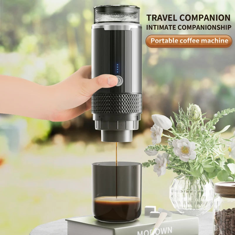 Electric Portable Coffee Machine Capsule Ground Coffee Brewer Suitable for Coffee Powder And Coffee Capsule - Coffee Maker