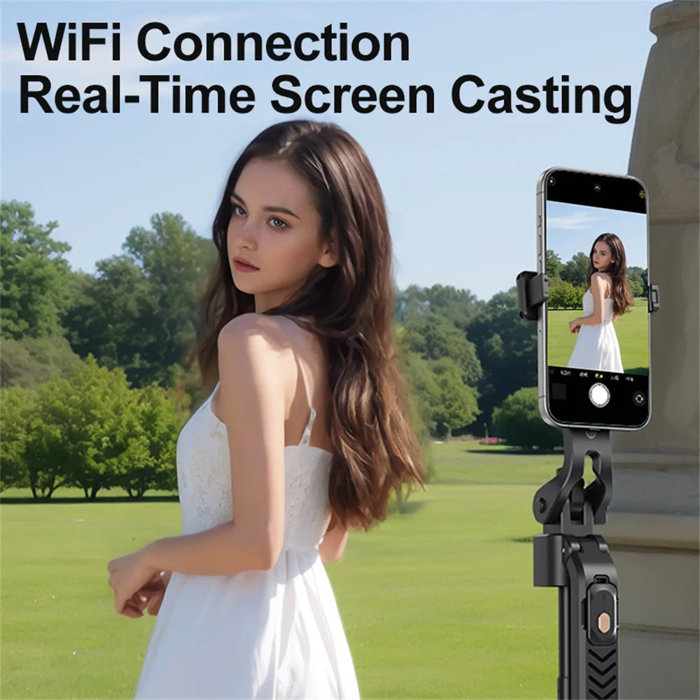 Magnetic Selfie Monitor Screen Mini Wireless Phone Rear Camera Selfie For Vlog Livestream Video Recording Phone Screen Projector
